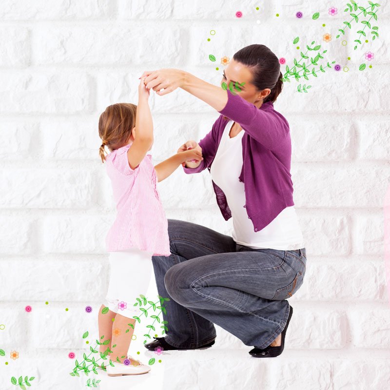 Cours de danse pour les enfants de 2 à 3 ans avec leurs parents, de l’école Enfant Danse de Studio Danse Montréal 